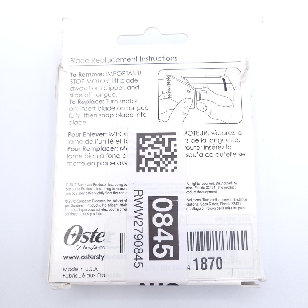 Oster Professional Clipper Blade 0A 76918-056 Classic 76 Powerline Outlaw Star - Picture 4 of 4